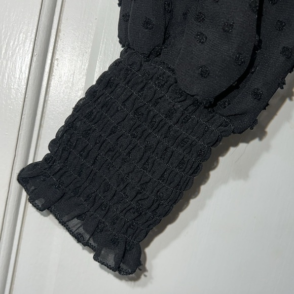 Sheer Crop Long Sleeve Top - Picture 3 of 5